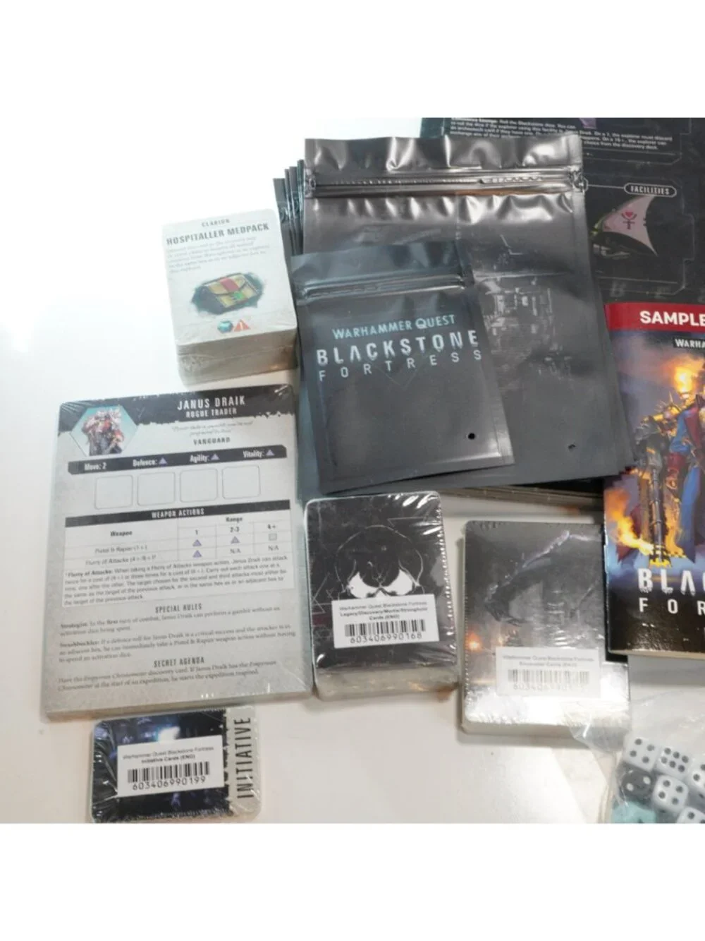Warhammer Quest Blackstone Fortress Board Game - Incomplete Missing Miniatures